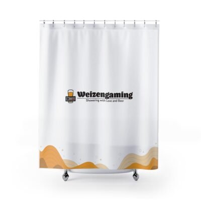 Showering with Love and Beer - Shower Curtain