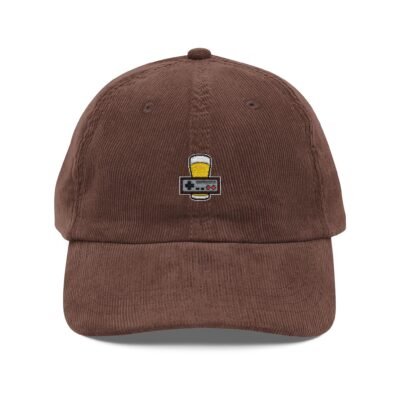 Embroidered Logo - Vintage Corduroy Cap